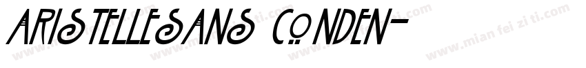 aristellesans conden字体转换